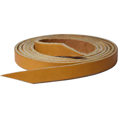 Latigo d'attache en cuir cognac